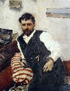 Valentin Aleksandrovich Serov Portrait of the Artist Konstantin Korovin France oil painting artist